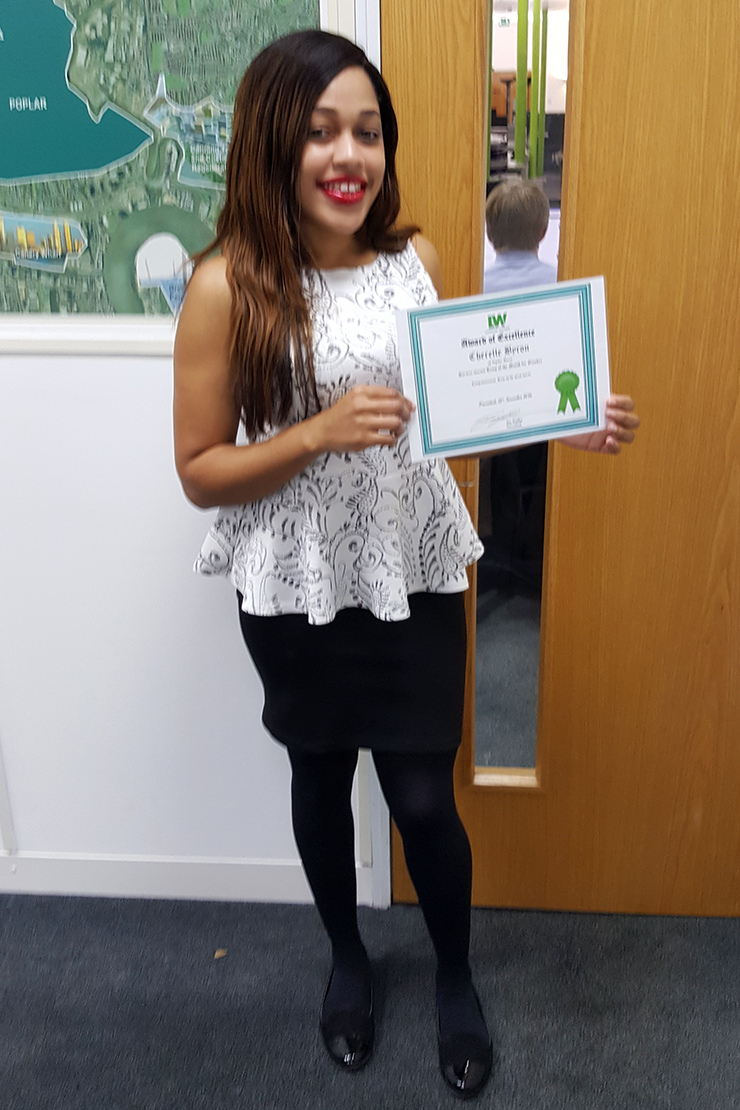 Image for Foquerul Islam and Cherelle Byron are awarded Temp of the Month for October 2016
